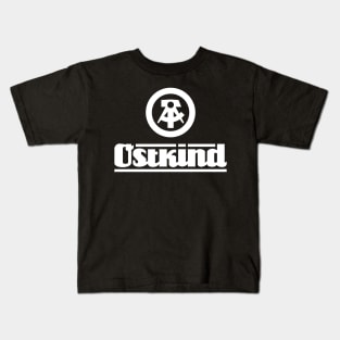 Ostkind with DDR logo (white) Kids T-Shirt